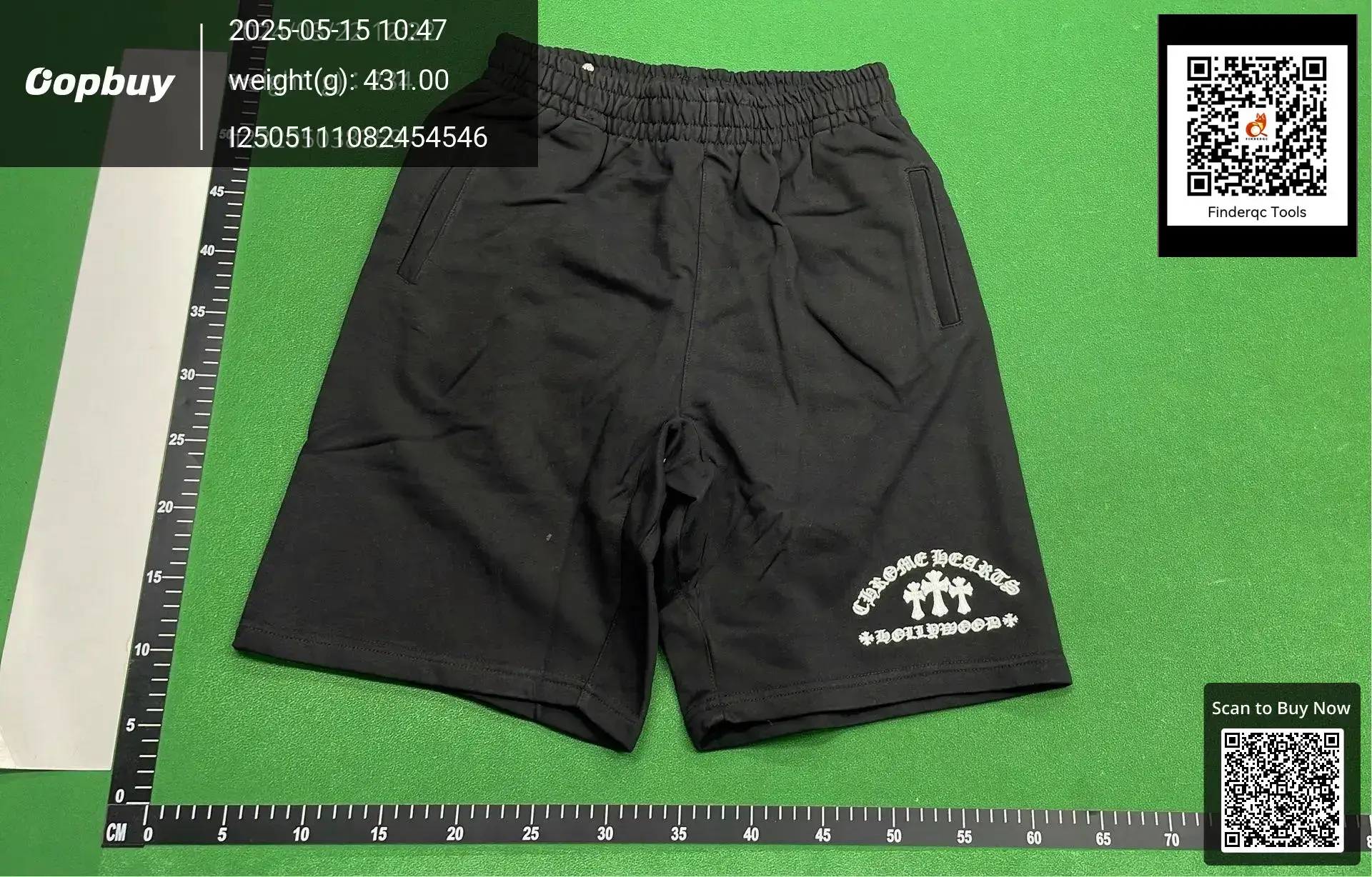 Chrome Hearts Hollywood Shorts Black