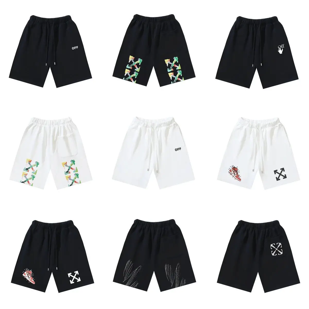 OFF WHÓITE SHORTS