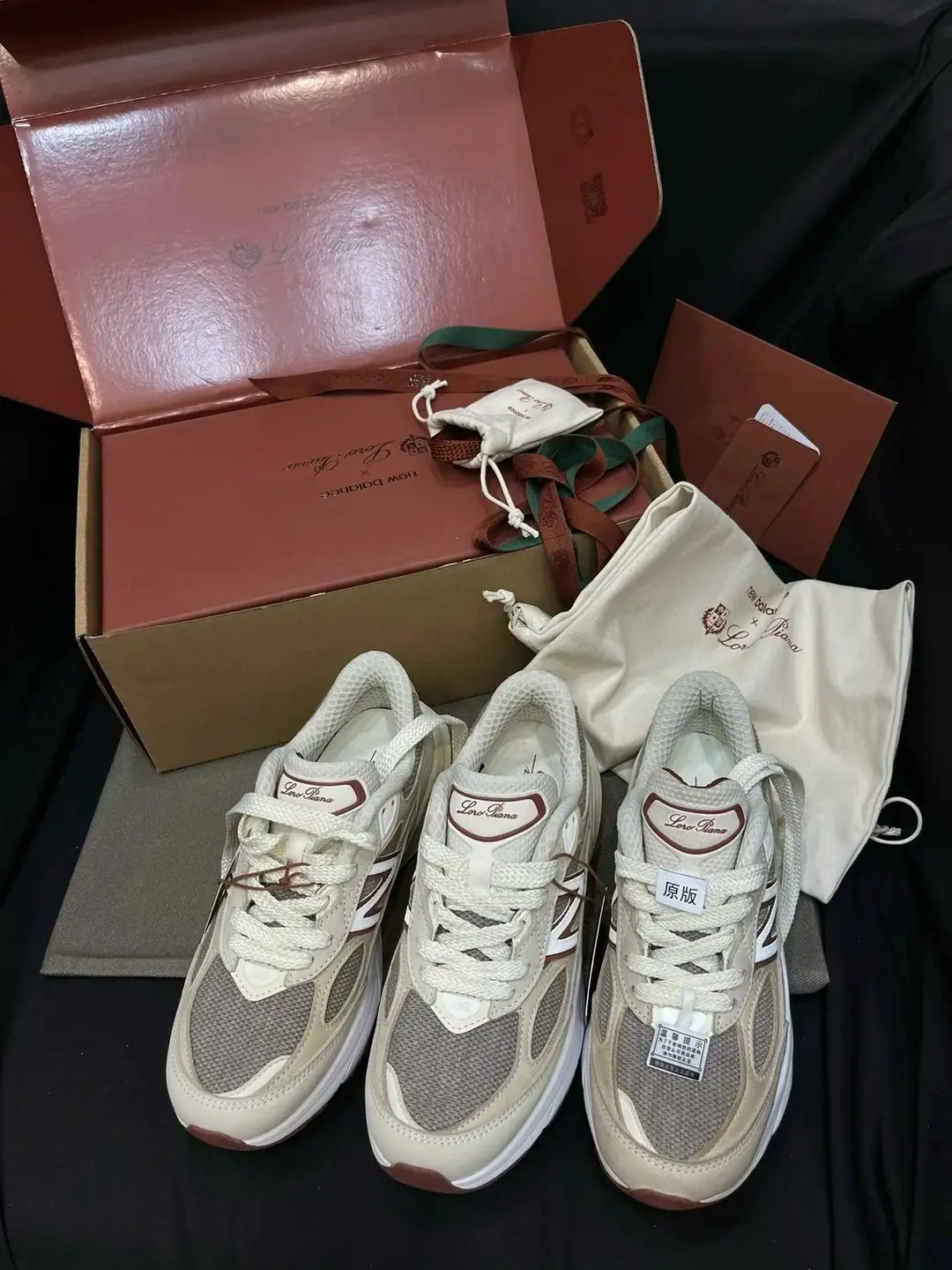 Lp&NB联名，loro Piana & New Balance 2024联名运动鞋
