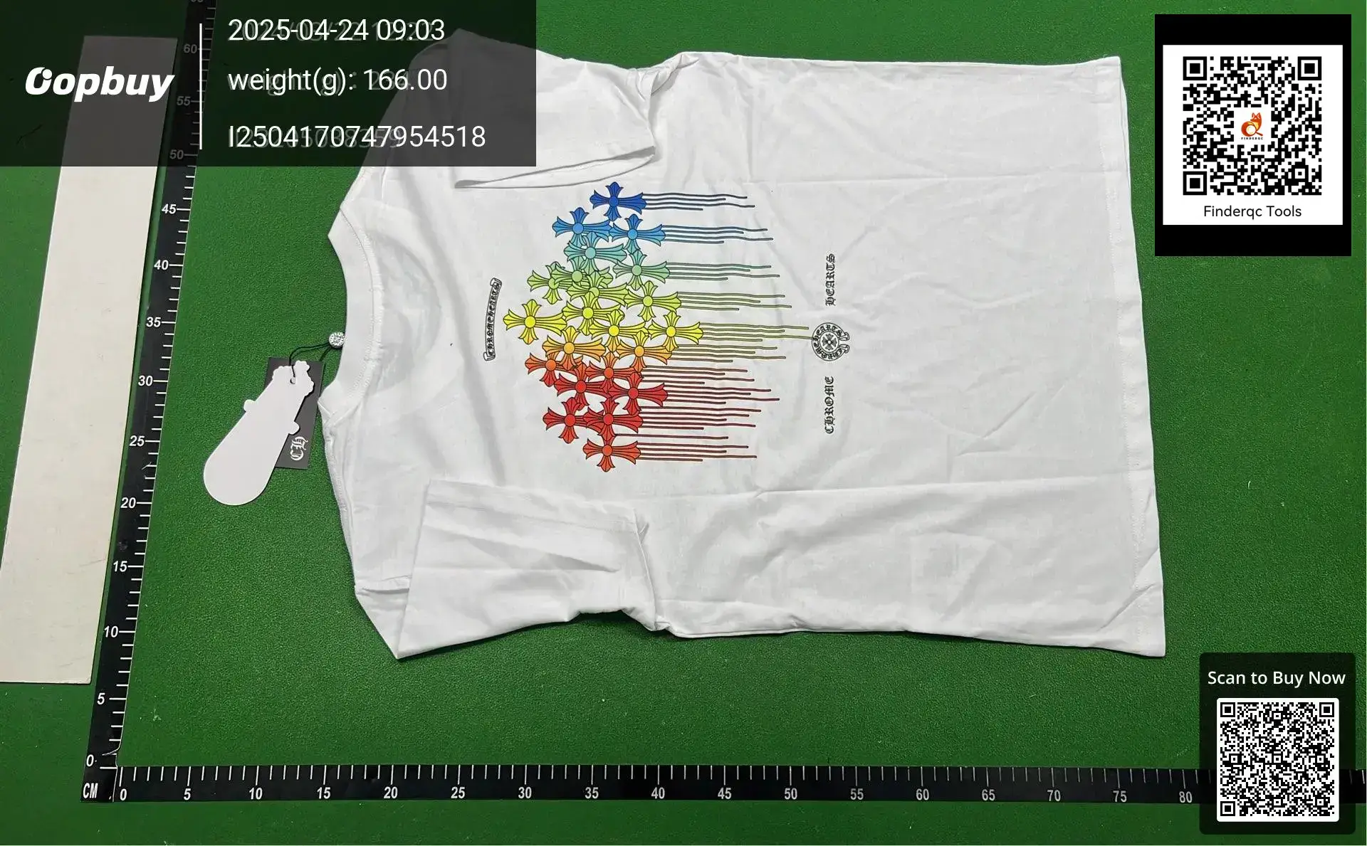 Chrome Heart 24 New Crowe Summer Short-sleeved European and American Street Hip Hop Men's and Women's Half-sleeved T-shirt Series