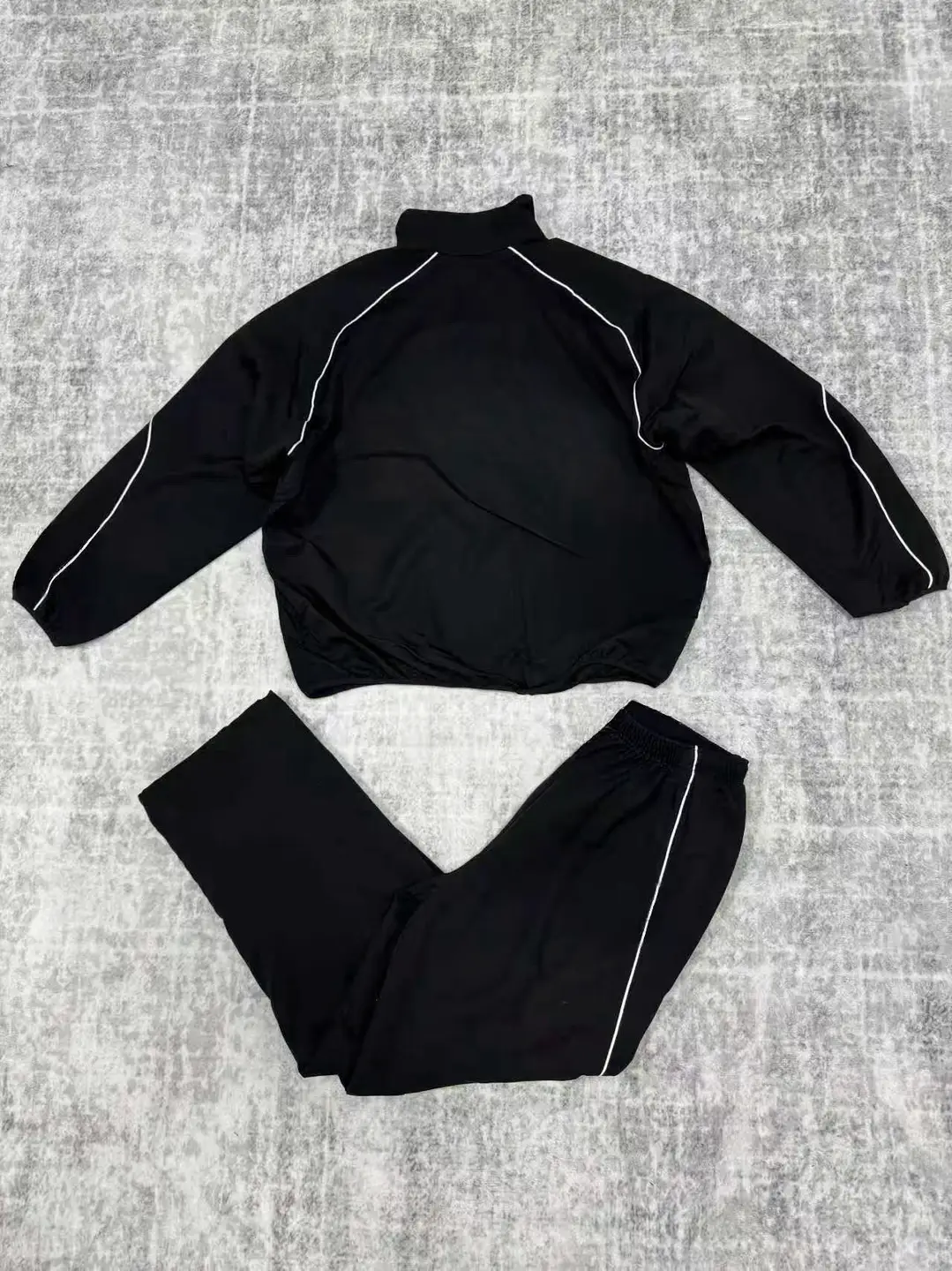 S×N Style Black Casual Sports Suit