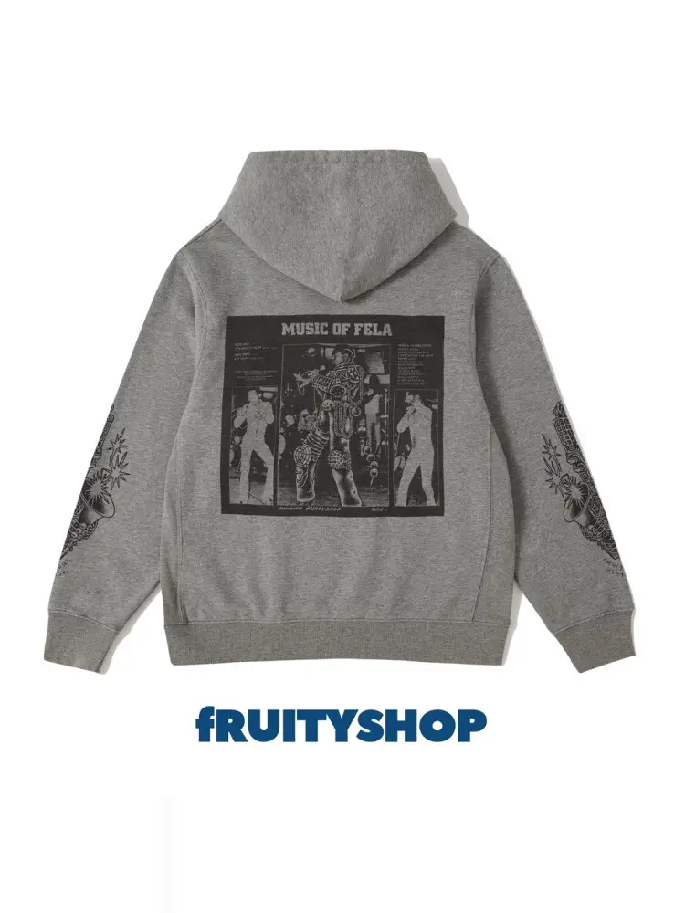 Fruityshop｜Fruity Friend One-Eyed Dwarf Music of Fela Joint Hooded Sweatshirt
