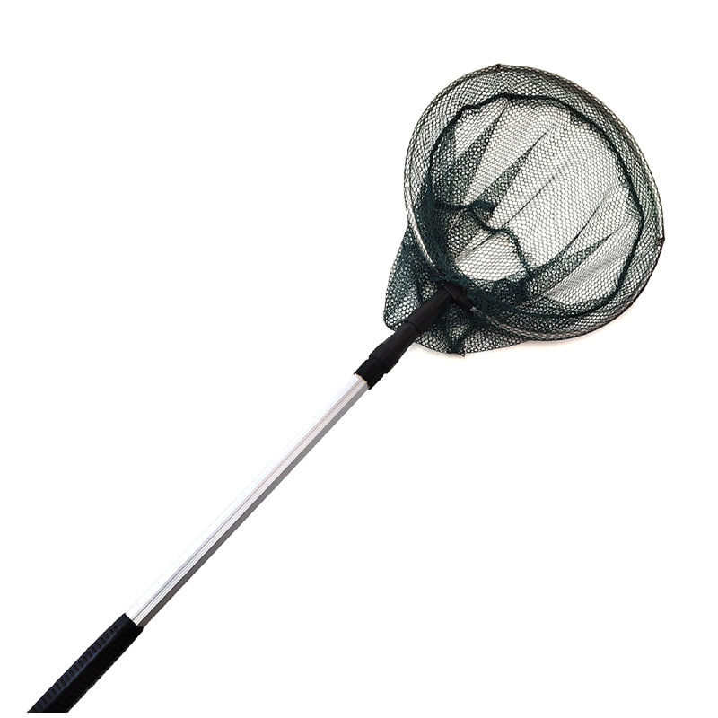 Small Eye Aluminum Alloy White Net Fishing Rod Bracket Aluminum Alloy Copy Net Fishing Net Fishing Net Fishing Gear Supplies