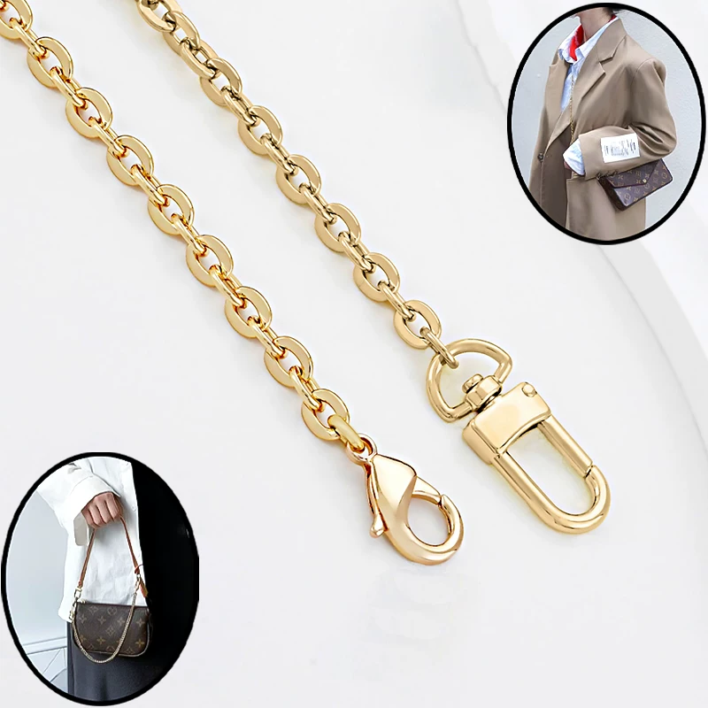 Original Accessories for Lv Three-In-One Chain, Suitable for Small Mahjong Bags, Chain Sold Separately, Crossbody Five-In-One Transformation