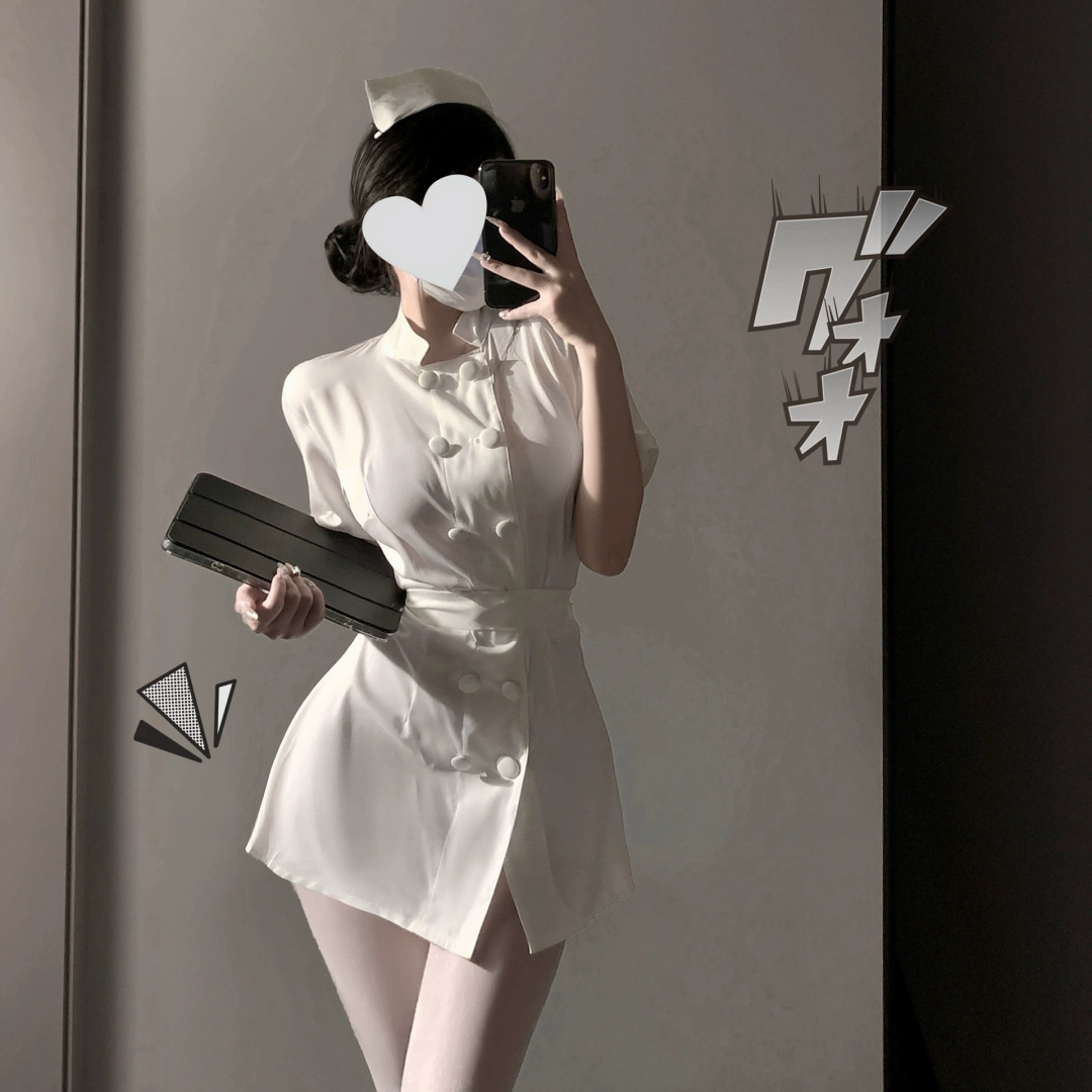 Lingerie White Angel Nurse suit Sexy Halloween Uniform Pure Cosplay cosplay