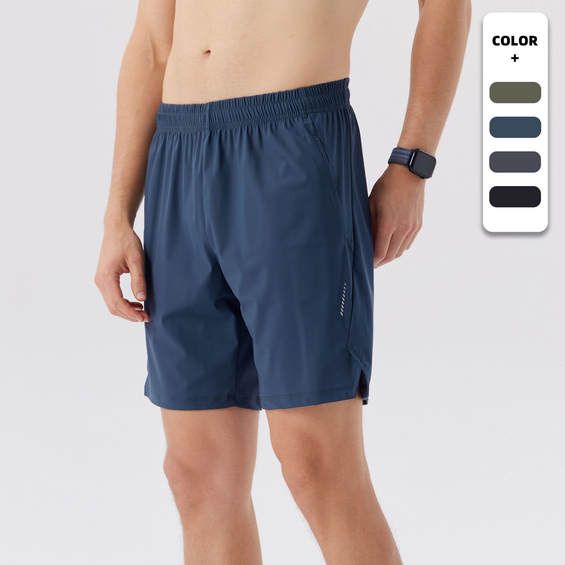 Ice Silk Sports Shorts Men's Summer New Quick-drying Breathable Running Track and Field Sports Examination Training Fitness Pants