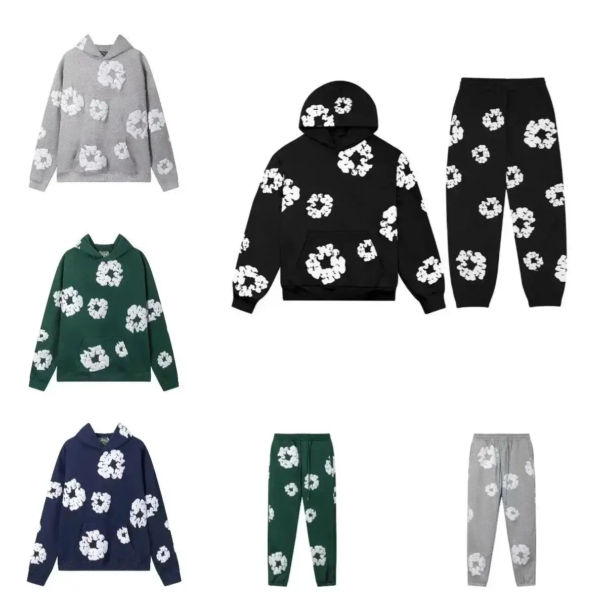 Fashion Trend Hoodie Sweatshirt Set 88