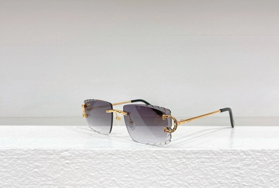 Cartier rimless sunglasses