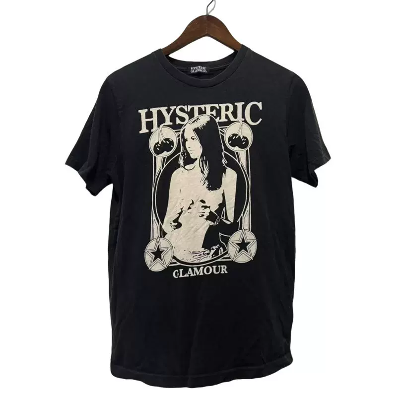 hysteric glamour 边框人像印花 歇斯底里 短袖T恤