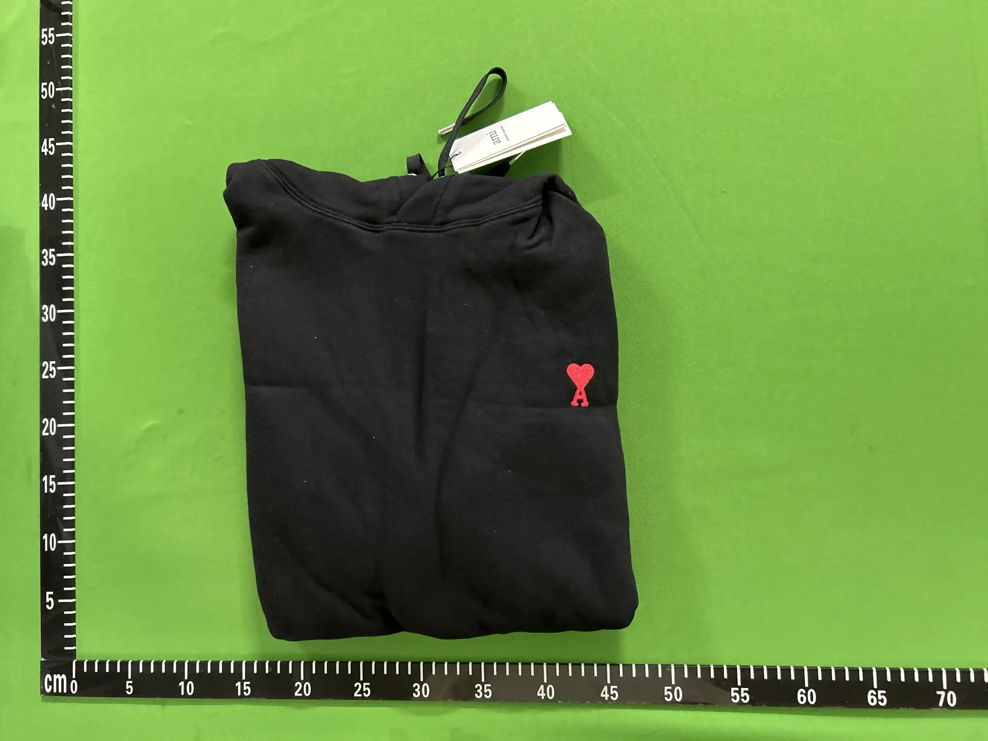 AMI Paris Ami de Coeur Hoodie Black