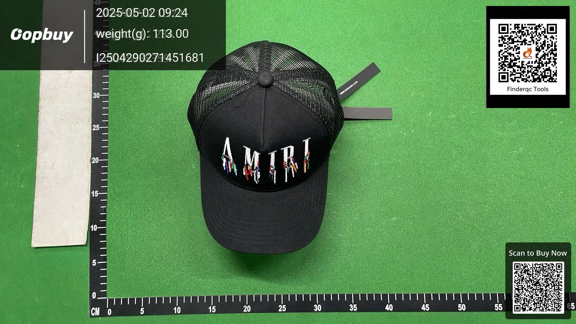 AMIRI Hat Correct Edition 3 Star HAT Cargo Cap Summer Men's and Women's Canvas Baseball Cap European and American Card Cap
