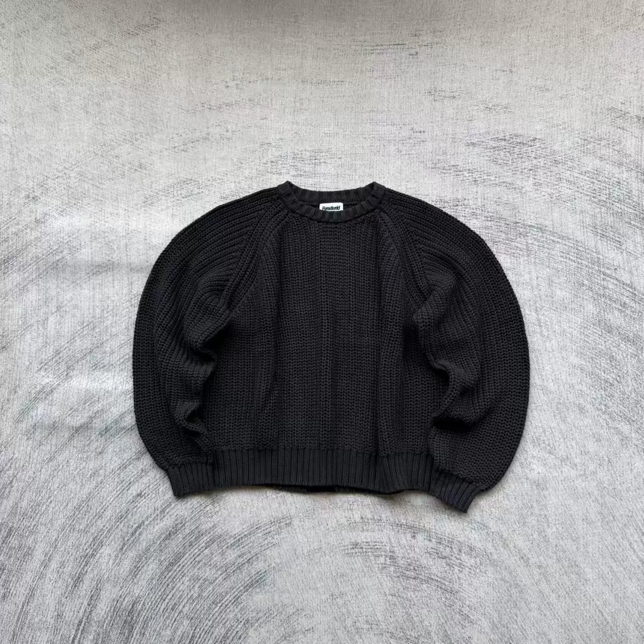 Fyredwrld Comfortable, Breathable, Stretchy Coarse-Knit Sweater with Three-Needle Stitching