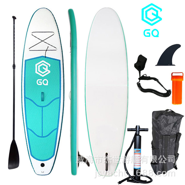 Jesse GQ-290 Surfboard SUP Inflatable Paddle Board Foldable Surfing Paddling Beginner Single Stand Cross Overseas