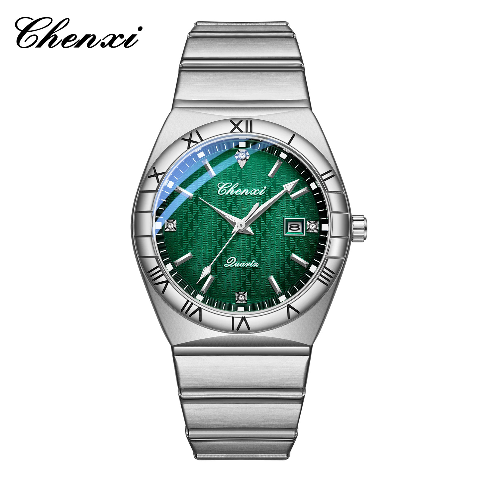 Chenxi Watch Couple Fashion Business Watch Quartz Watch Luminous Calendar Waterproof Men's and Women's Watch Fangsheng Clock