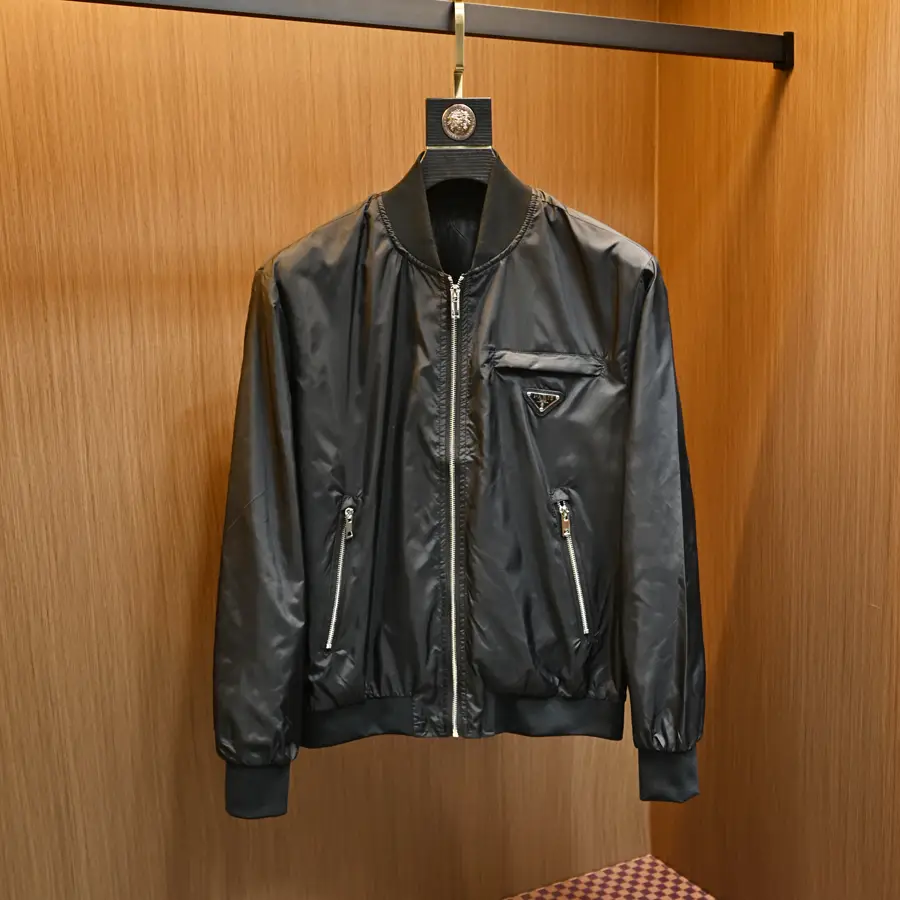 European Station Tide Brand Baseball Collar Jacket Men's Clothing 2025 Spring Thin Silm Accessible Luxury Plus Size High Quality Outwear Men