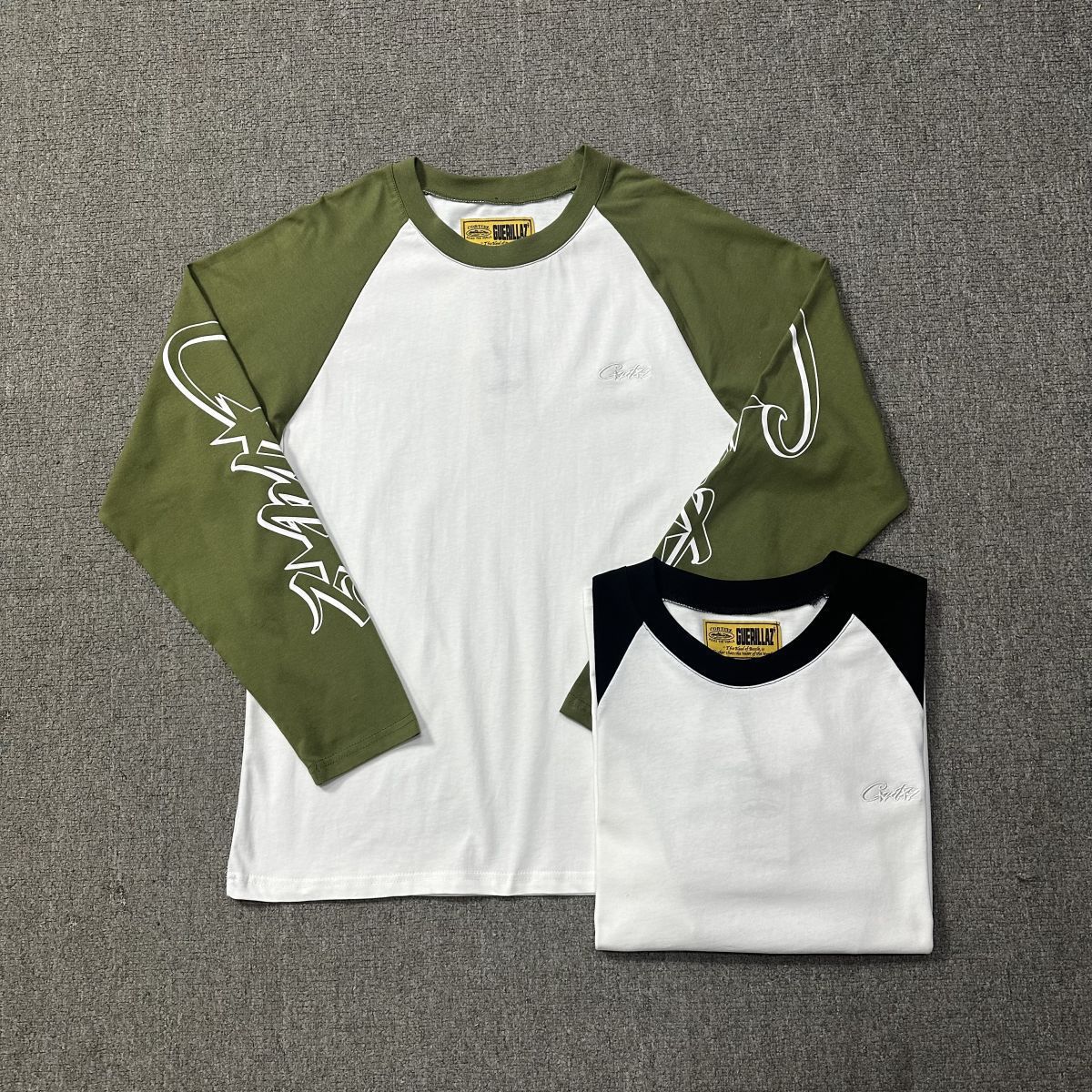 Cortez Guerillaz Color-Blocked Raglan Long-Sleeved T-Shirt