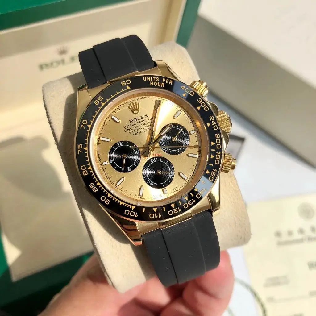 Rolex Daytona Gold Chronograph Watch