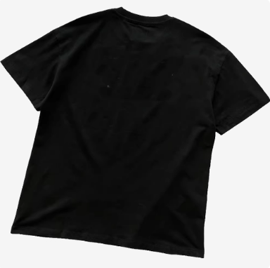 Left Side Embroidered with Balala Design, Color-Blocking Three Waves, Seven-Color Short Sleeves 55061202