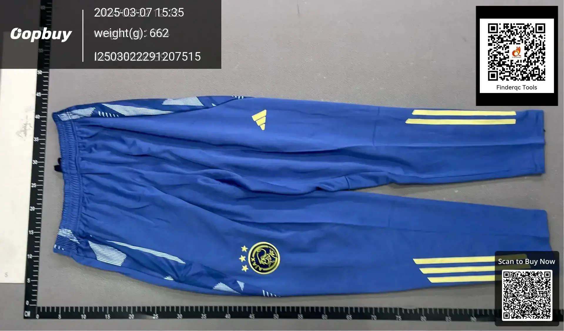 Adidas Ajax Training Pants Blue