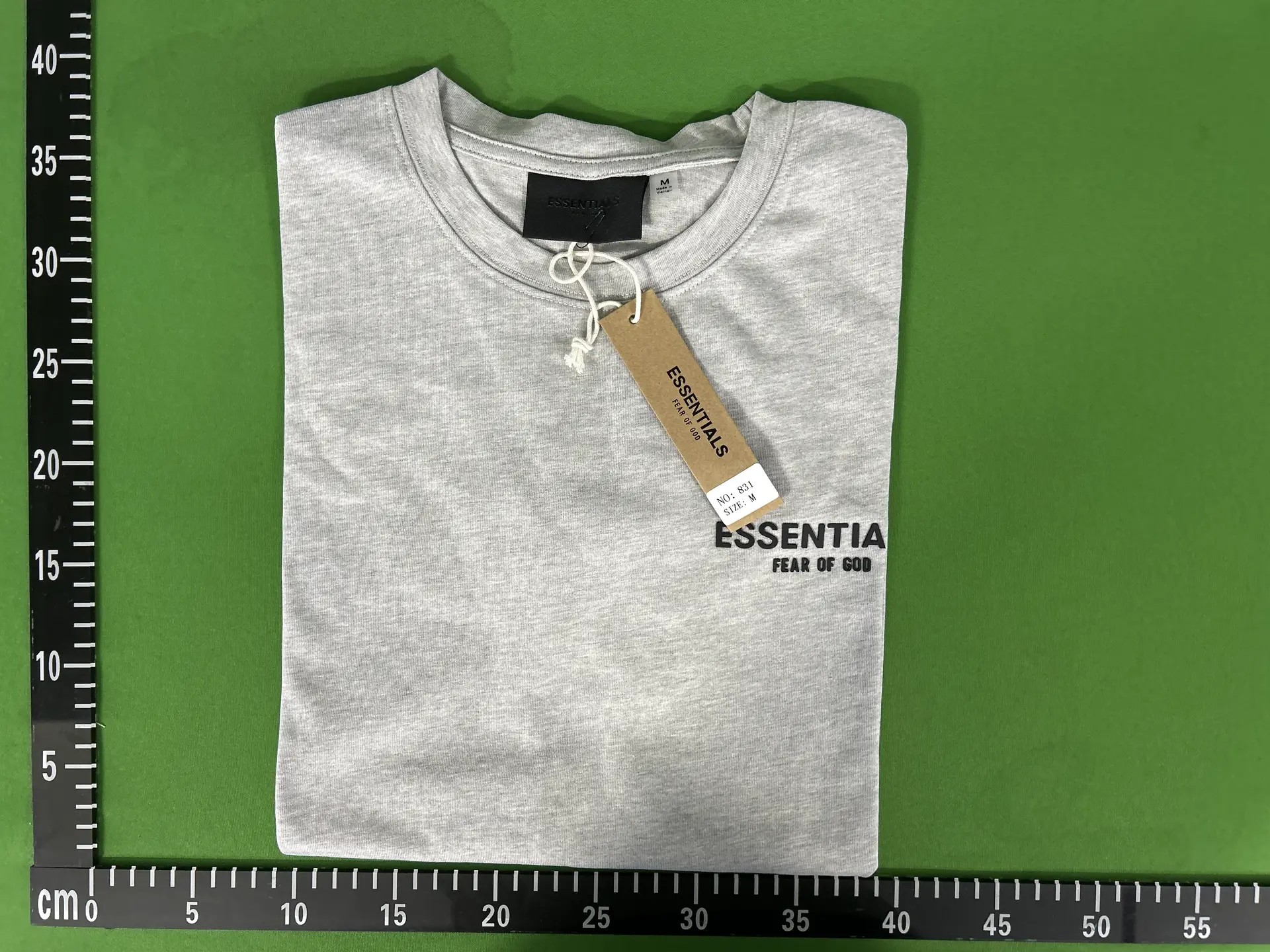 Essentials Short-Sleeved Women's Trendy Brand Multi-Line High Street Loose Summer New T-Shirt for Men and Women Couples Large Size