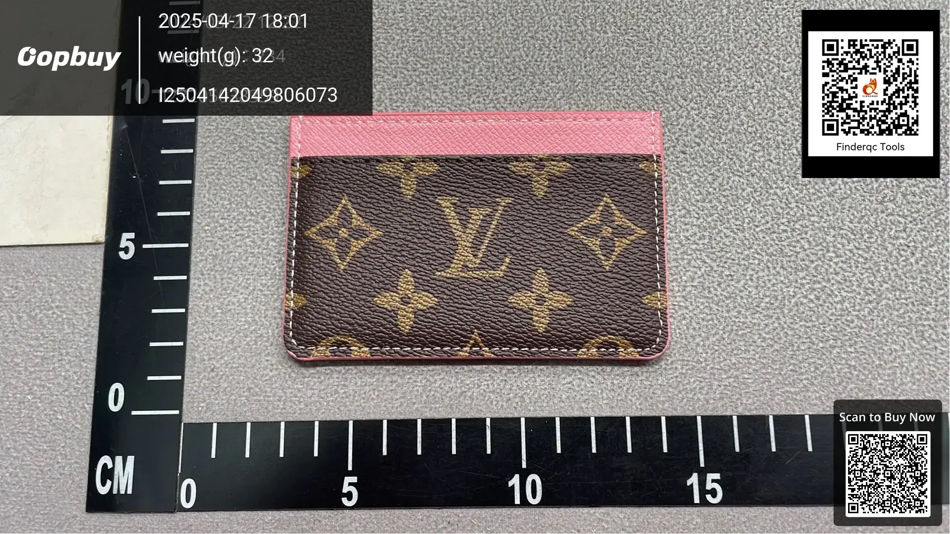 Louis Vuitton Monogram Canvas Pink Card Holder