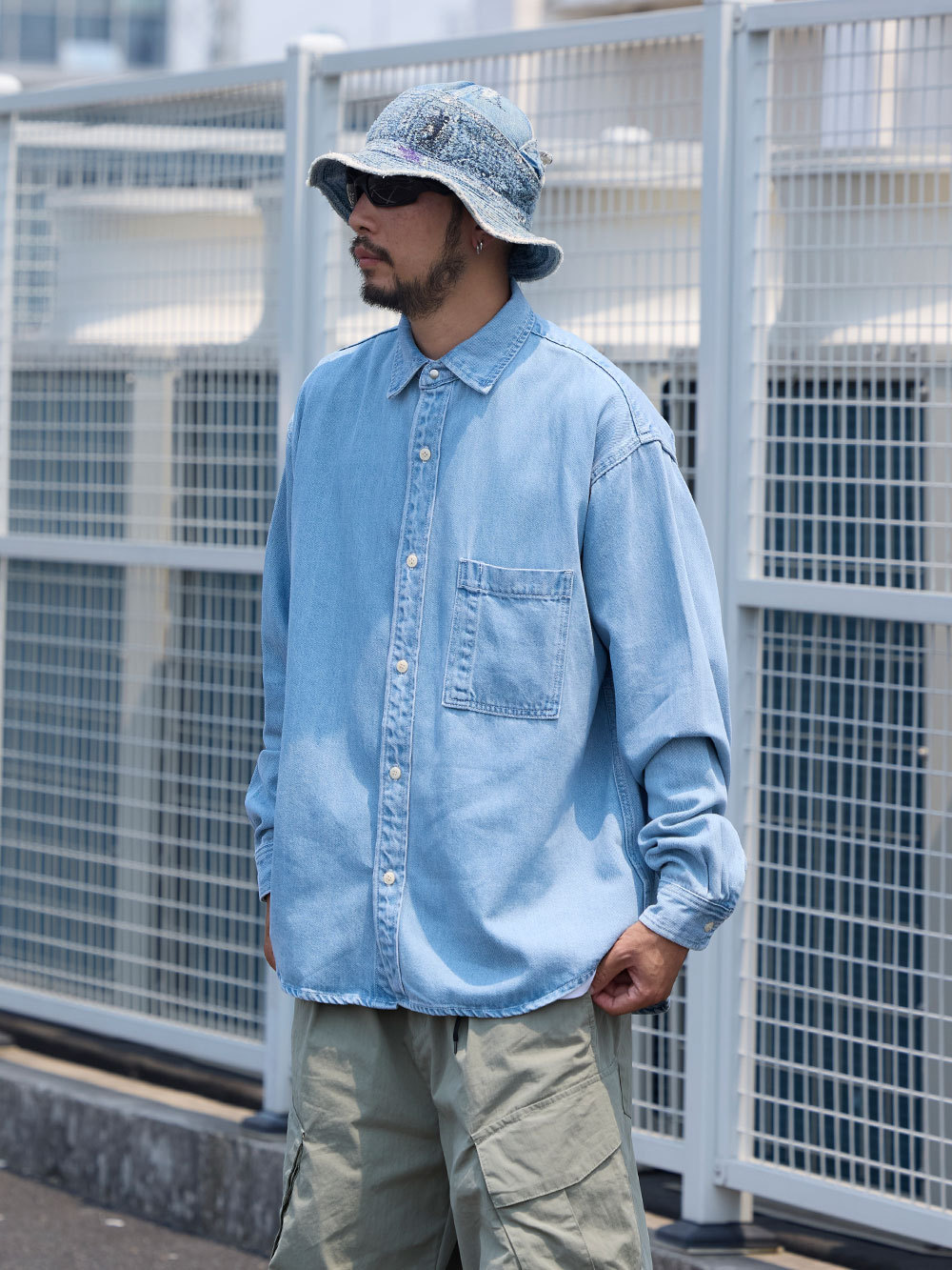Trs Japanese Trend Workwear | 26Ss Lyocell Anti-Fade Original Color Commuter Loose Casual Denim Shirt Jacket