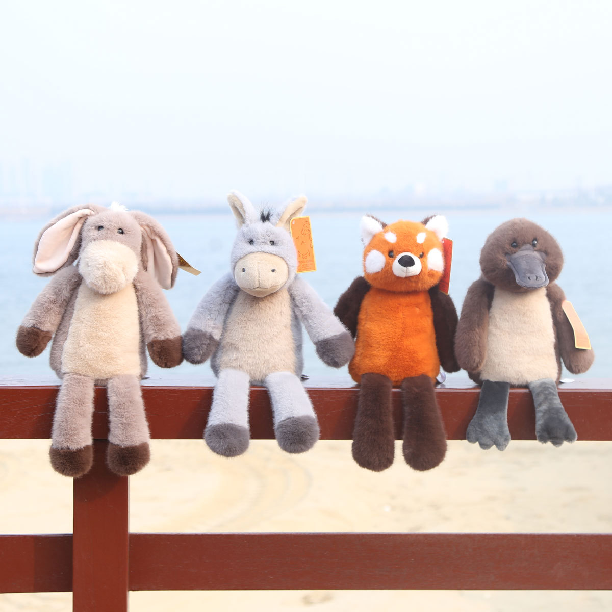 Emotional Animal Doll Shun Donkey Plush Toy Pillow Hanging Feet Donkey Doll Little Panda Doll Girl Gift