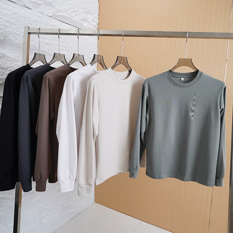 Affordable Version Unisex Summer T-Shirt Cotton Blend Crew Neck Long Sleeve Top 469922 photo QC de TAOBAO sur Qualit.ly