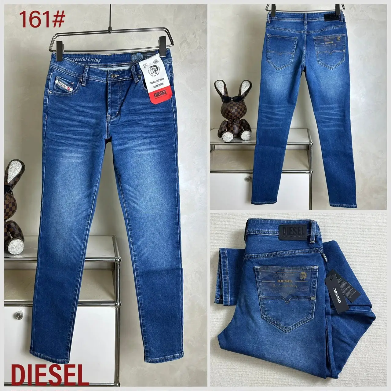 【DX84-2】时尚水洗基础牛仔裤春夏季新品