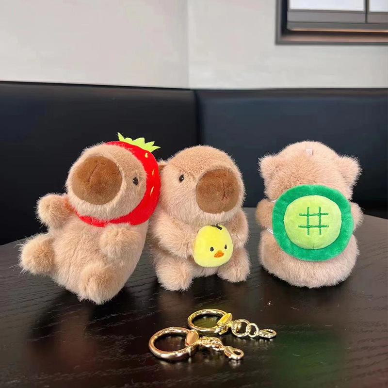 Popular capabala doll plush toy Net red capybara doll female birthday gift plush pendant