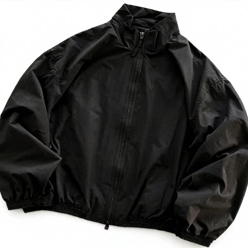 Left White Border with Russian Text, Horizontal Lines on the Waist, Three-Color Stand-Up Collar Jacket 66071544 Fotografie QC de pe TAOBAO pe Qualit.ly