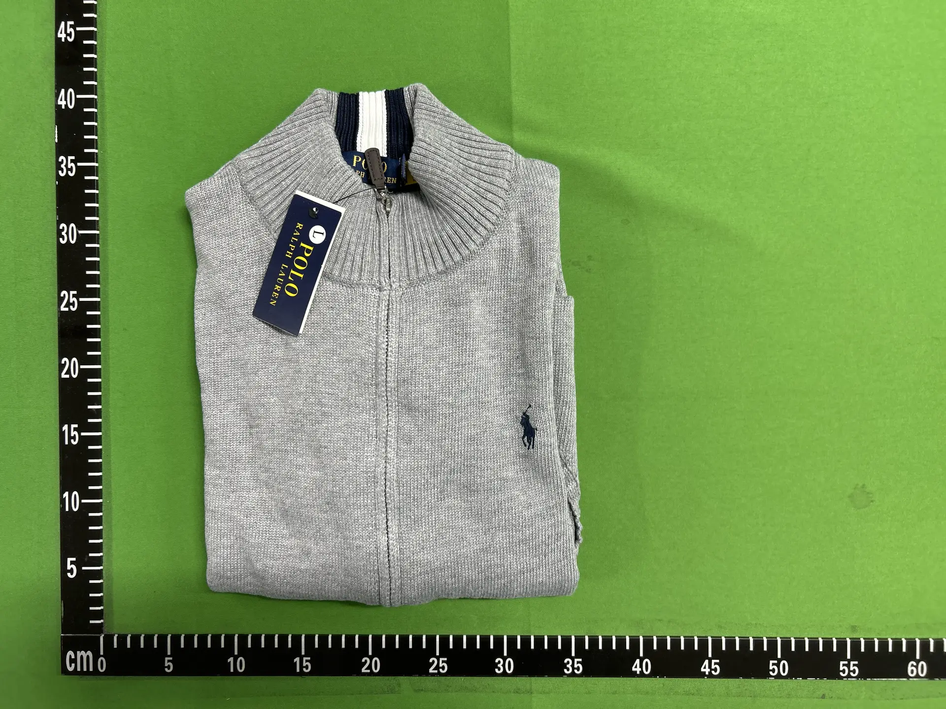 Polo Ralph Lauren Zip Up Sweater Grey