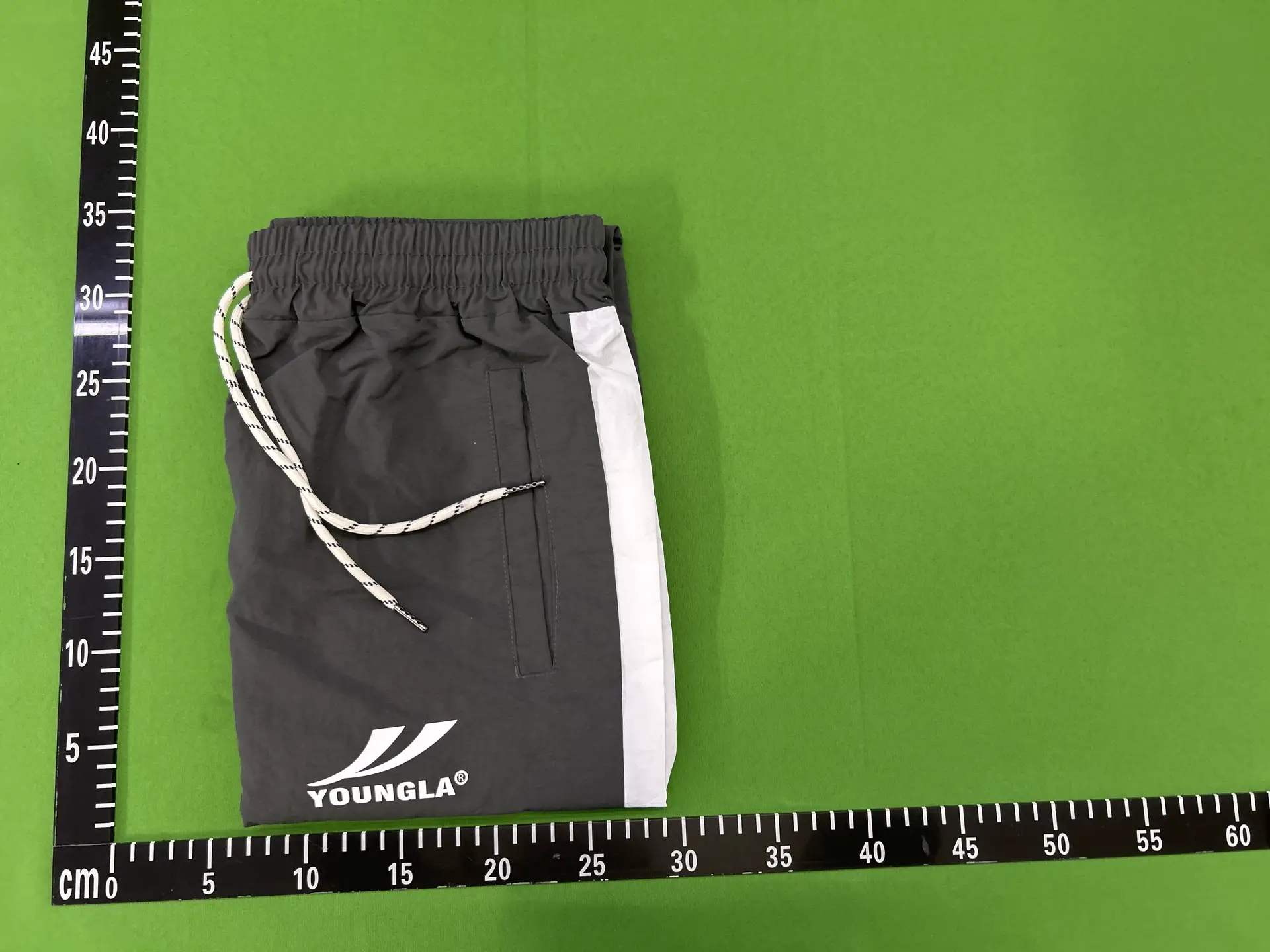 YOUNG LA New Men's Loose Casual Pants with Wide Legs, Trendy Sports Splicing, Breathable Pants, American Sports Pants