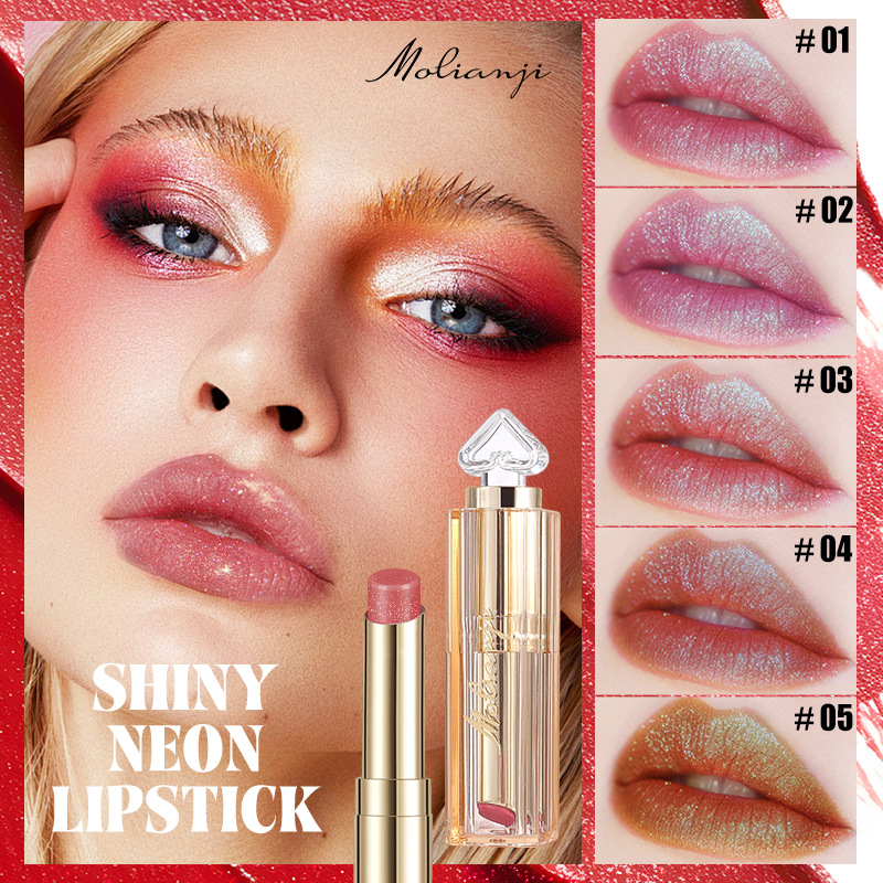 [foreign trade] Flash Color Lipstick Women's Moisturizing and Moisturizing Lipstick does not touch the cup and does not decolorize lip gloss