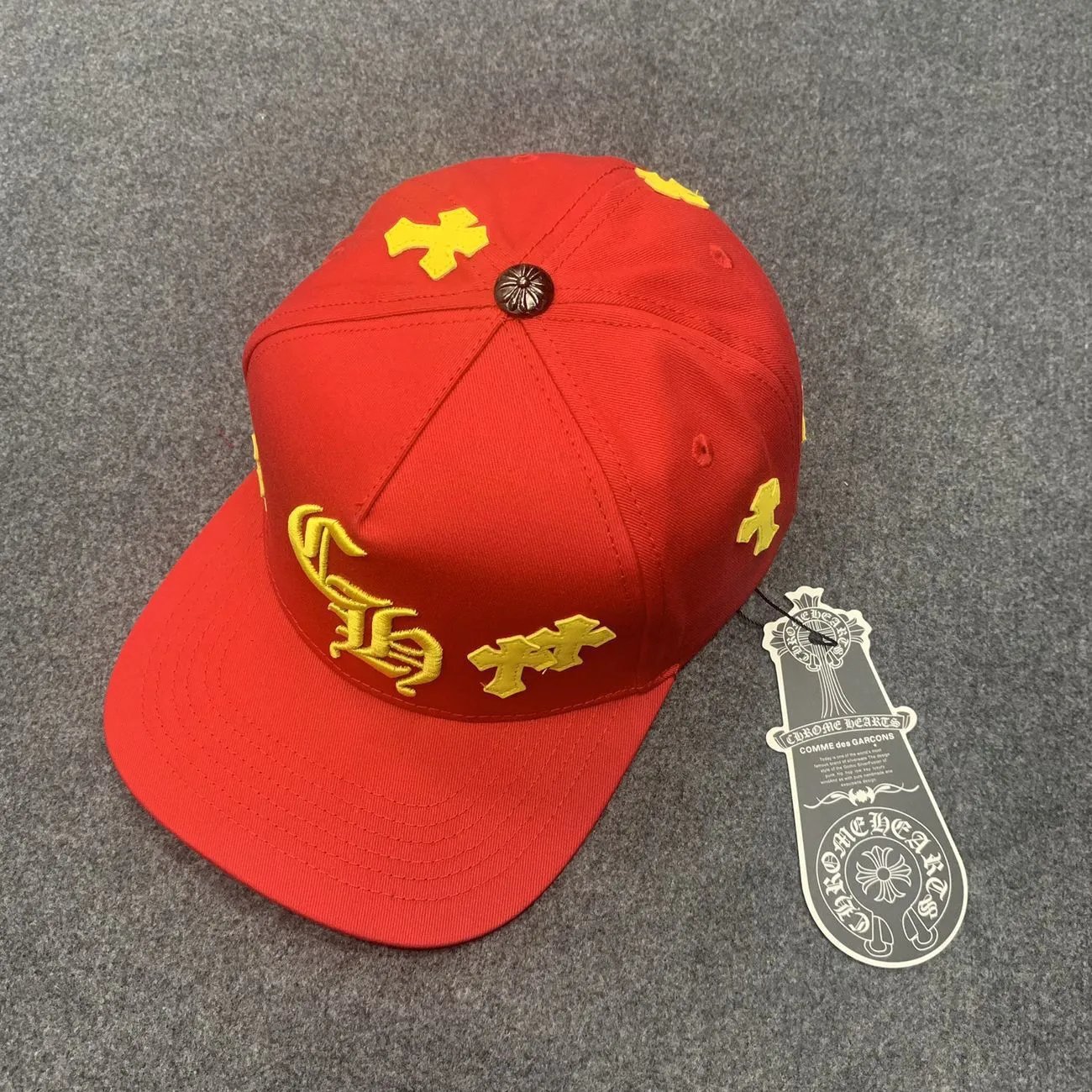 Comme des Garcons Chrome Hearts Baseball Cap Zdjęcie QC z WEIDIAN na Qualit.ly
