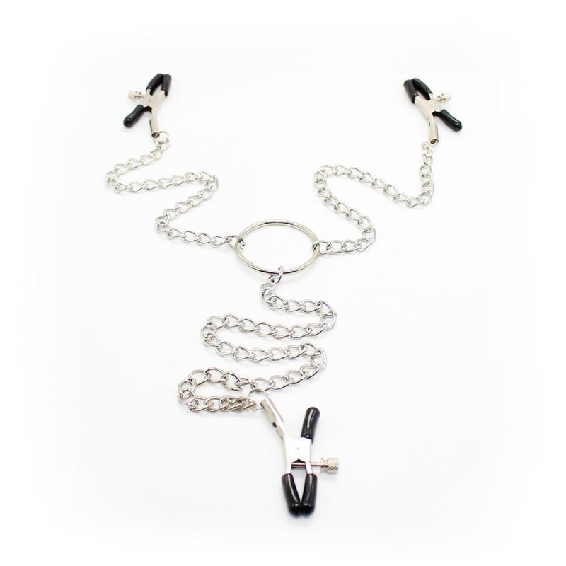 Women's sexy masturbation three-head breast clip couple's sexy flirting fast musical instrument adult sex health care supplies wholesale