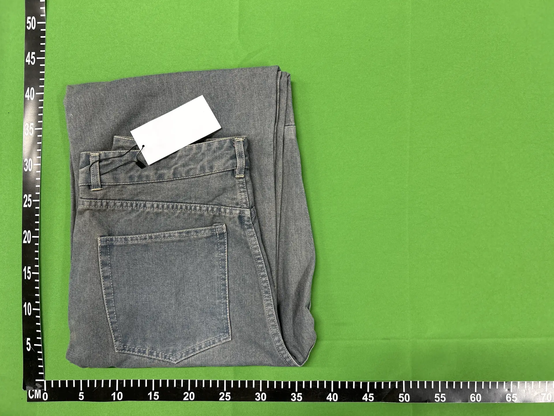 2025 Spring New Product Women's Versatile Blue Grey Mid Waist Balloon Version Loose Wide Leg Jeans 5575244