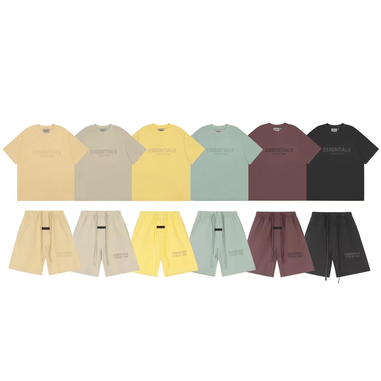 ESSENTIALS Fear of God Men's and Women's Short Sleeve T-Shirt