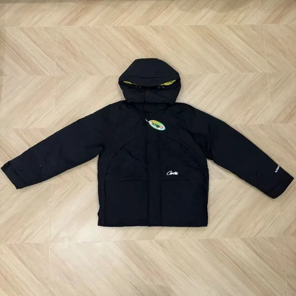 美式恶魔岛嘻哈加厚连帽宽松面包服-HYP