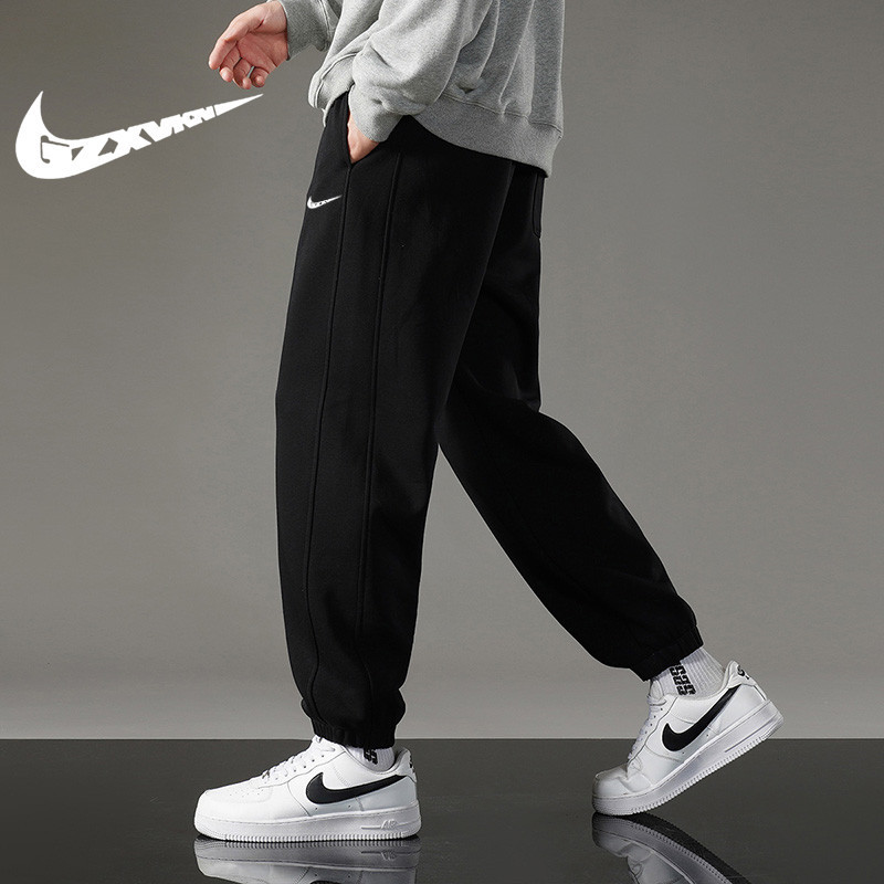 Men's 2025 Spring and Autumn New Pants Men's Loose Casual Pants Nine-Point Pants Couple Sports Student Leggings Sweatpants