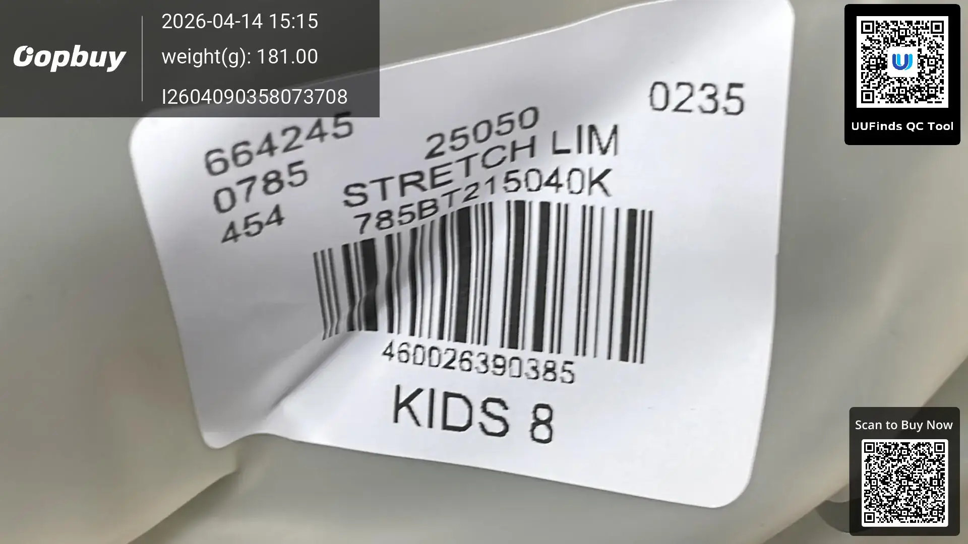 STRETCH LIM KIDS 8