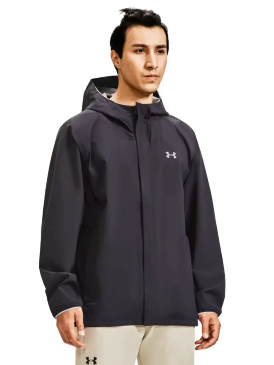 Under Armor Ua Stormproof Men's Running Training Windproof Sports Hooded Jacket 1376066 -003