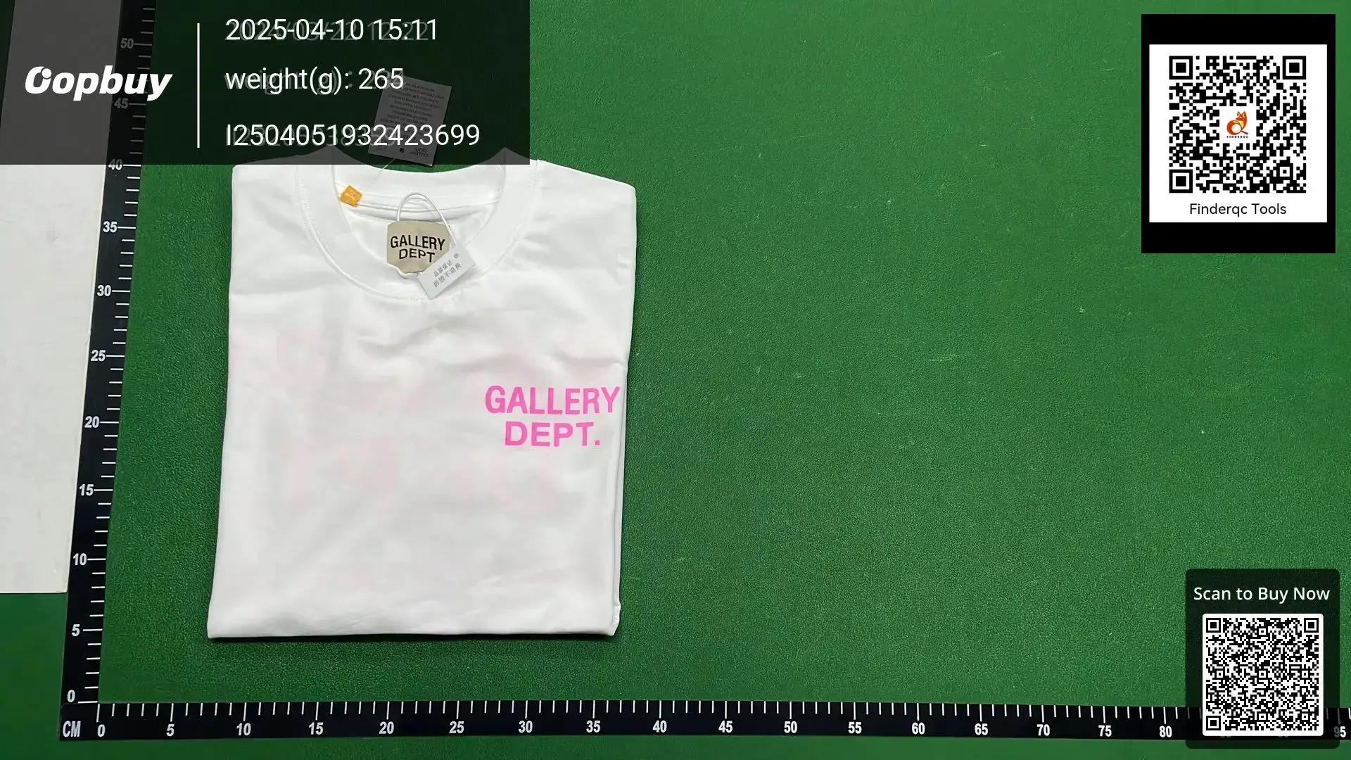 BIGTHING GALLERY DEPT pink printed short sleeve American high street fashion brand short sleeve summer T-shirt tee
