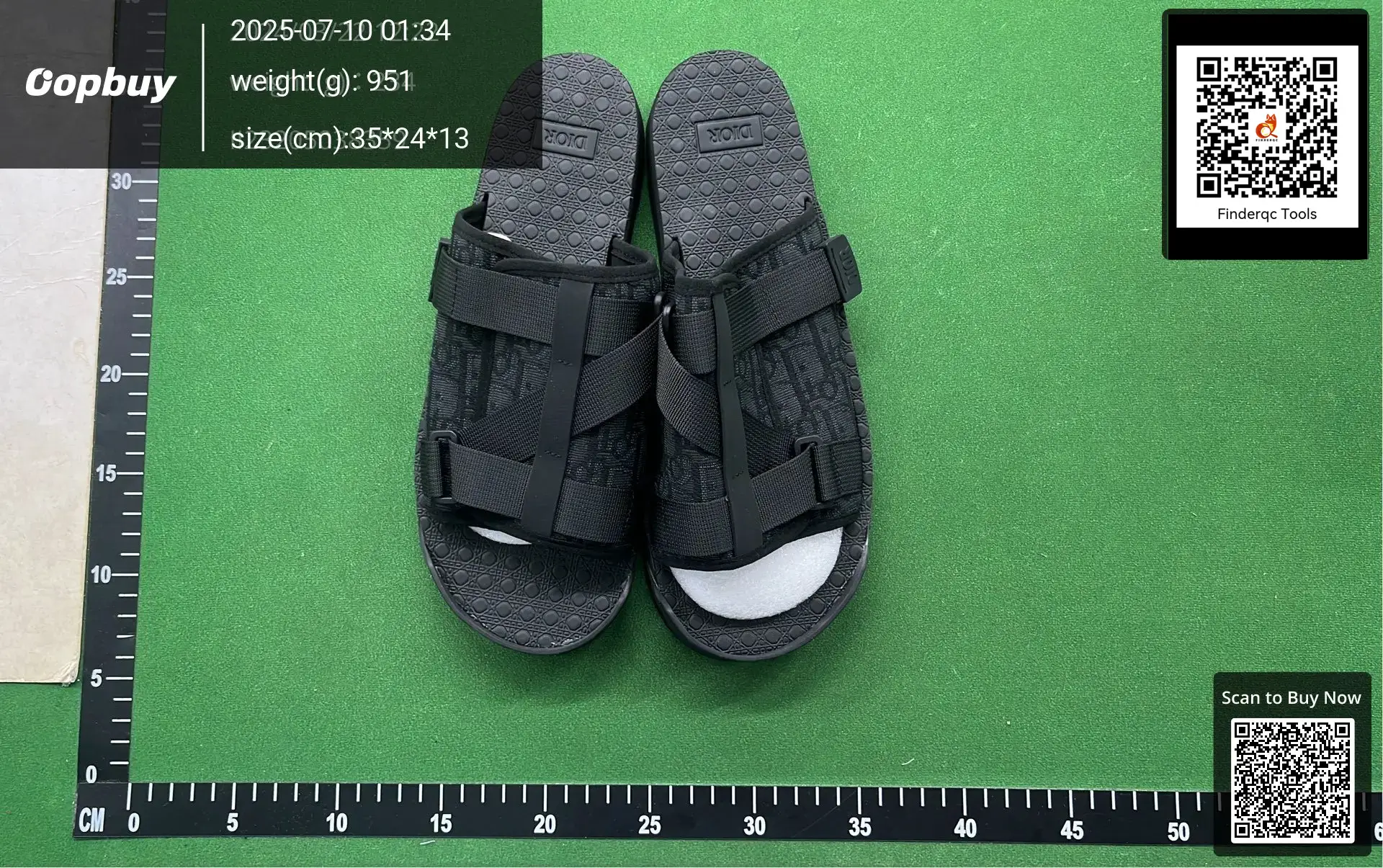 Dior B23 Slides Black