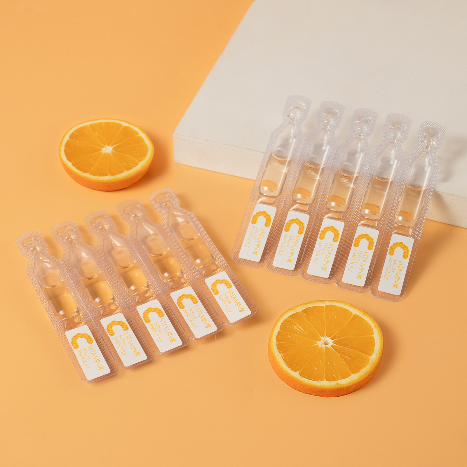 Cross-Border New Product Laiko Vitamin C Essence Ampoule 2ml*10 Facial Hydrating and Moisturizing Essence Wholesale Vitamin C