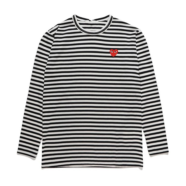 COMME des GARÇONS PLAY Striped Long Sleeve T-Shirt