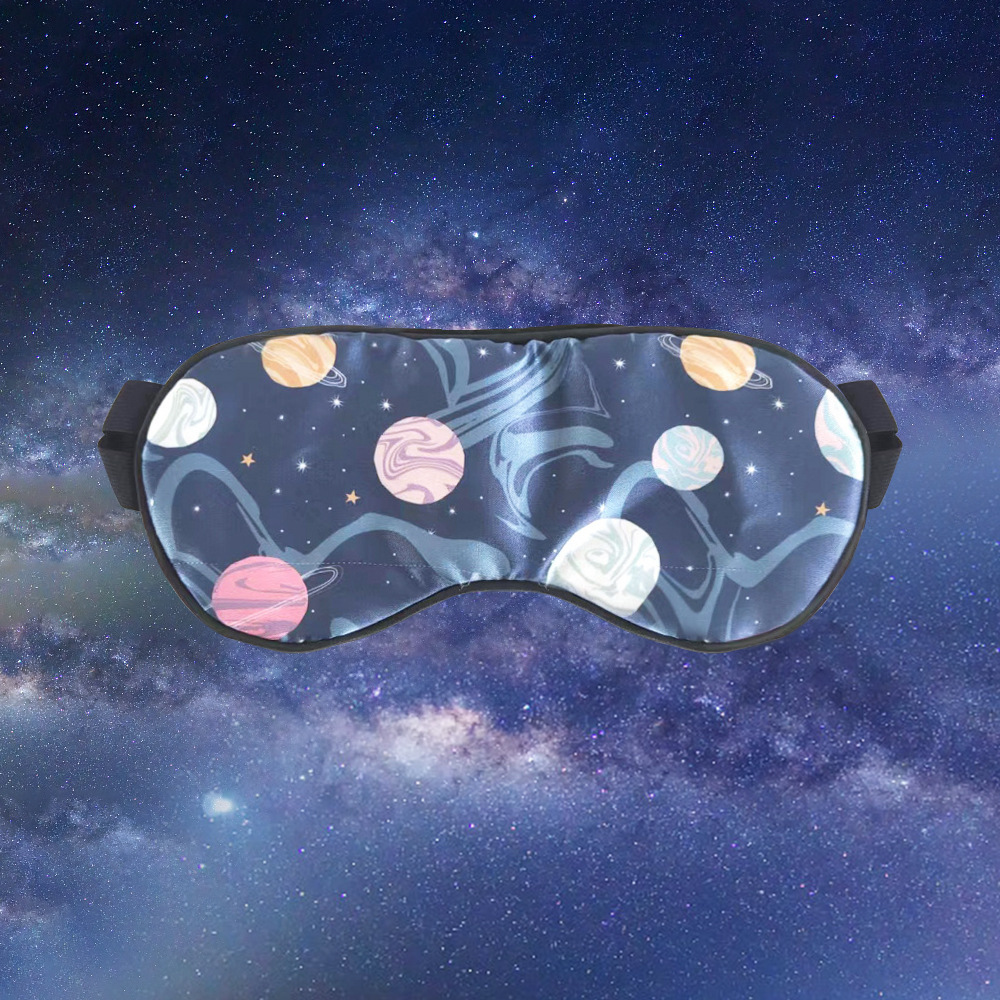 Customized Cartoon Cute Style Bow Tie Silk Lavender Flaxseed Microwave Heating Light-Blocking Sleep Eye Mask