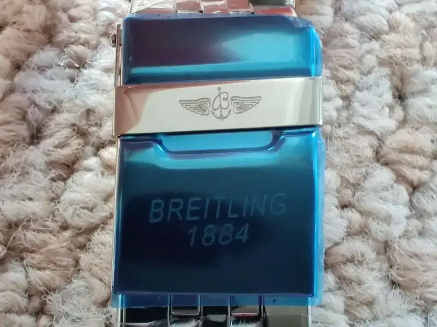 Breitling 1884 Blue Metal Watch
