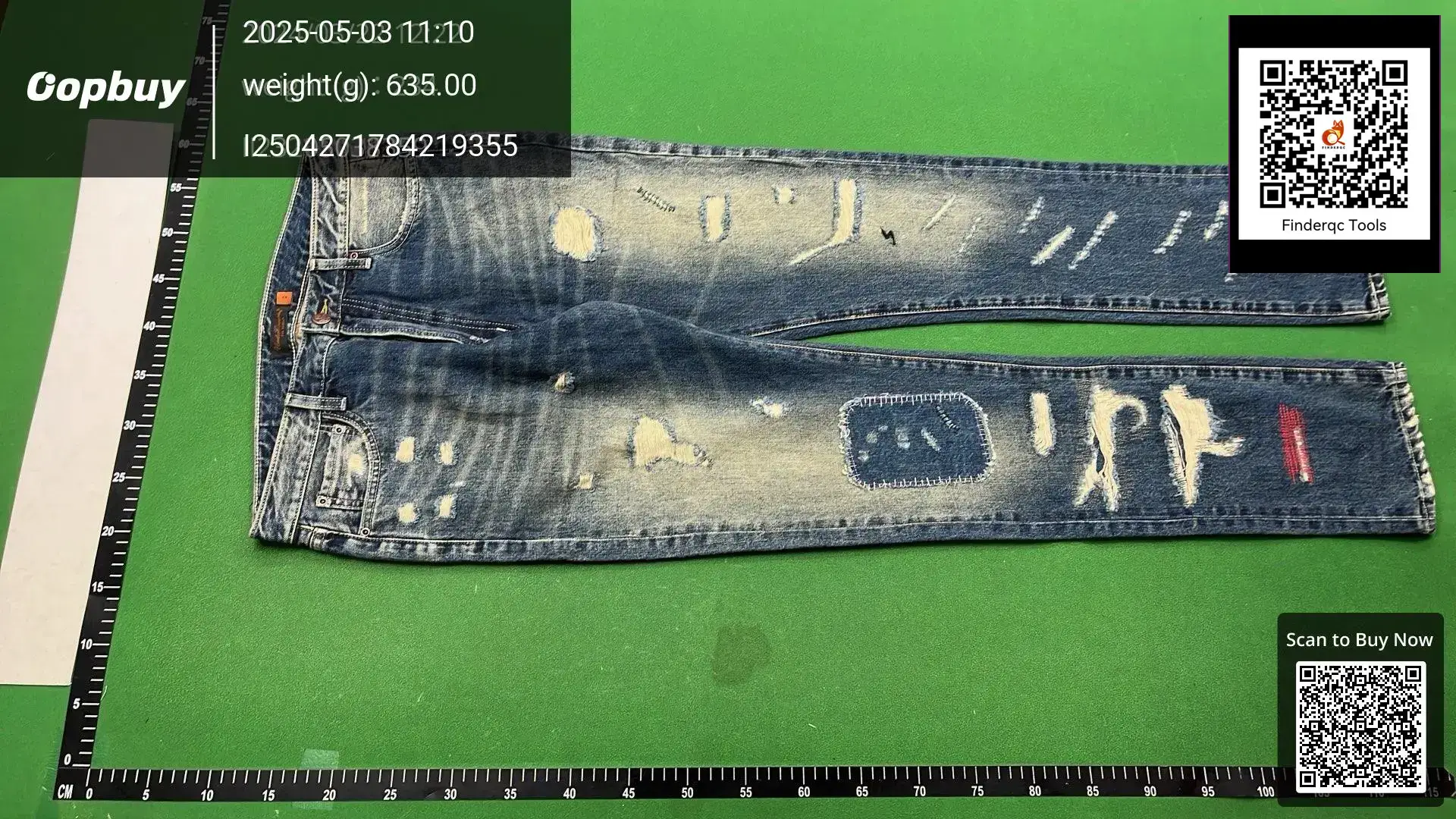 Clearance Sale! Undercover 05Ss but Period 60 Blue Jeans Archive Uc