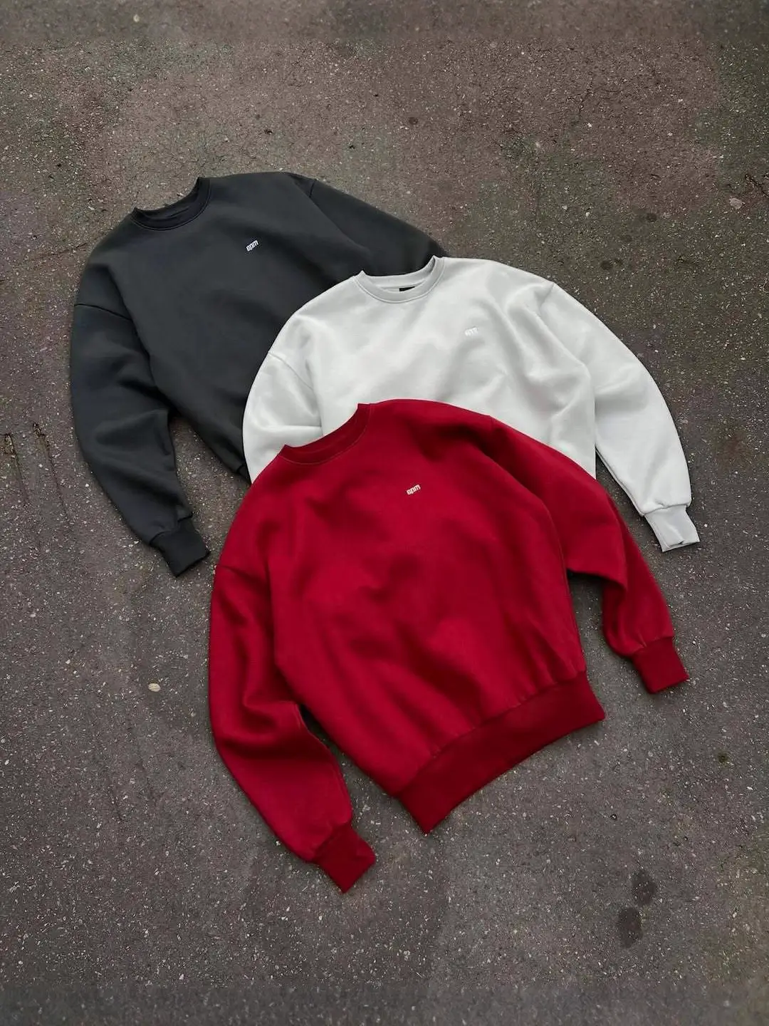 Cross-Border Foreign Trade Trendy Brand 6Pm Fleece-Lined Hooded Sweatshirt Set with Letter Embroidery Hip-Hop Street Straight-Leg Casual Sweatpants